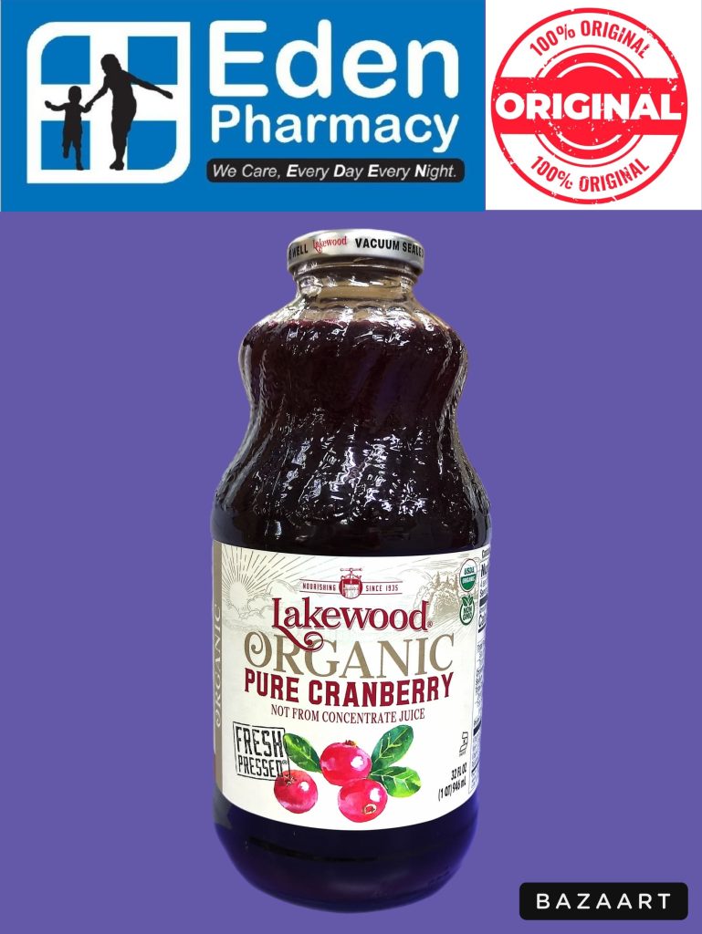 Lakewood Organic Pure Cranberry ( 946ml ) | Eden Pharmacy