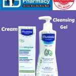 Mustela Stelatopia Lipid-replenishing Cream ( 150ml ) / Gentle Cleansing Gel for Baby ( 500ml )