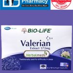 Bio-life Valerian Extract 572mg Herbalmeds ( 3 x 10's )