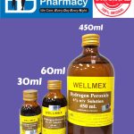 Wellmex Hydrogen Peroxide 6% w/v Solution ( 30ml / 60ml / 450ml )