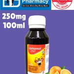 Uphamol syrup - paracetamol syrup 250mg/5ml ( 100ml ) Orange Flavor