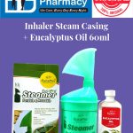 Eucapro Steamer Inhaler Steam Casing Portable & Reusable + Eucalyptus Oil 60ml