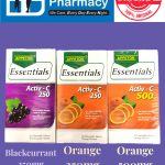 Appeton Essentials Activ-C 250 Blackcurrant ( 60's ) / Activ-C 250 Orange ( 60's ) / Activ-C 500 Orange ( 30's )