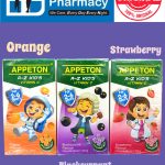 Appeton A-Z Kid's Vitamin C 30mg for 2-6 years ( Orange / Blackcurrant / Strawberry ) (100's )