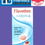 Flavettes H-Drate with Hyaluronic Acid, Ceramide, Vitamin C, Sakura Apple Flavour ( 30's )