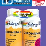 Solaray Chromium III 200mcg (1 x 50's)