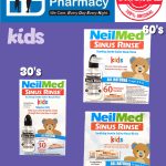 NeilMed Sinus Rinse Kids Starter Kit + 30's / 60's / 120's