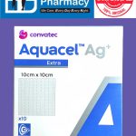 ConvaTec Aquacel Ag+ Extra Enhanced Hydrofiber Dressing REF 413567 ( 10's )
