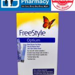 .Abbott FreeStyle Optium Blood Glucose Test Strips ( 50's )
