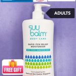 Suu Balm Rapid Itch Relief Moisturiser Pump Bottle ( 350ml ) Free Gift RM5