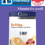 Ocean Health D-Vita Vitamin D3 500IU Oral Spray ( 8ml )