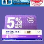 Galderma Benzac AC 5  Benzoyl peroxide 5 % water base gel  ( 1 x 15g )