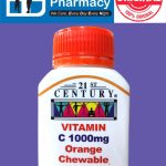 21st Century Vitamin C 1000mg Orange Chewable ( 1 x 60's )