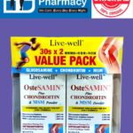 Live-well ostesamin plus chondroitin + msm POWDER ( livewell ostesamin ) ( 30's + 30's +5's ) orange flavour