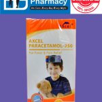 AXCEL PARACETAMOL - 250 ( 90ML ) SUSPENSION FOR FEVER & PAIN RELIEF