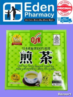 OSK New Family Japanese Green Tea  (2g/50) (no free 10 bags)