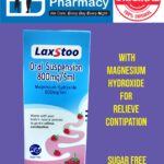 Laxstoo Oral Suspension with Magnesium Hydroxide Rasberry Flavour Sugar Free (100ml)
