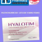 Hyalotim (Hyaluronic Acid + Lactic Acid) 10 Vaginal Pessaries