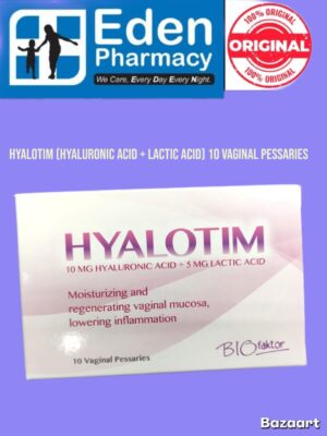 Hyalotim (Hyaluronic Acid + Lactic Acid) 10 Vaginal Pessaries