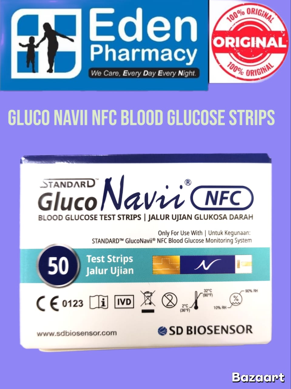 WhatsApp Image 2026-05-23 at 12.23.11 PM (1) Gluco Navii NFC Blood Glucose Strips (1x25's/2x25's) - Image 1