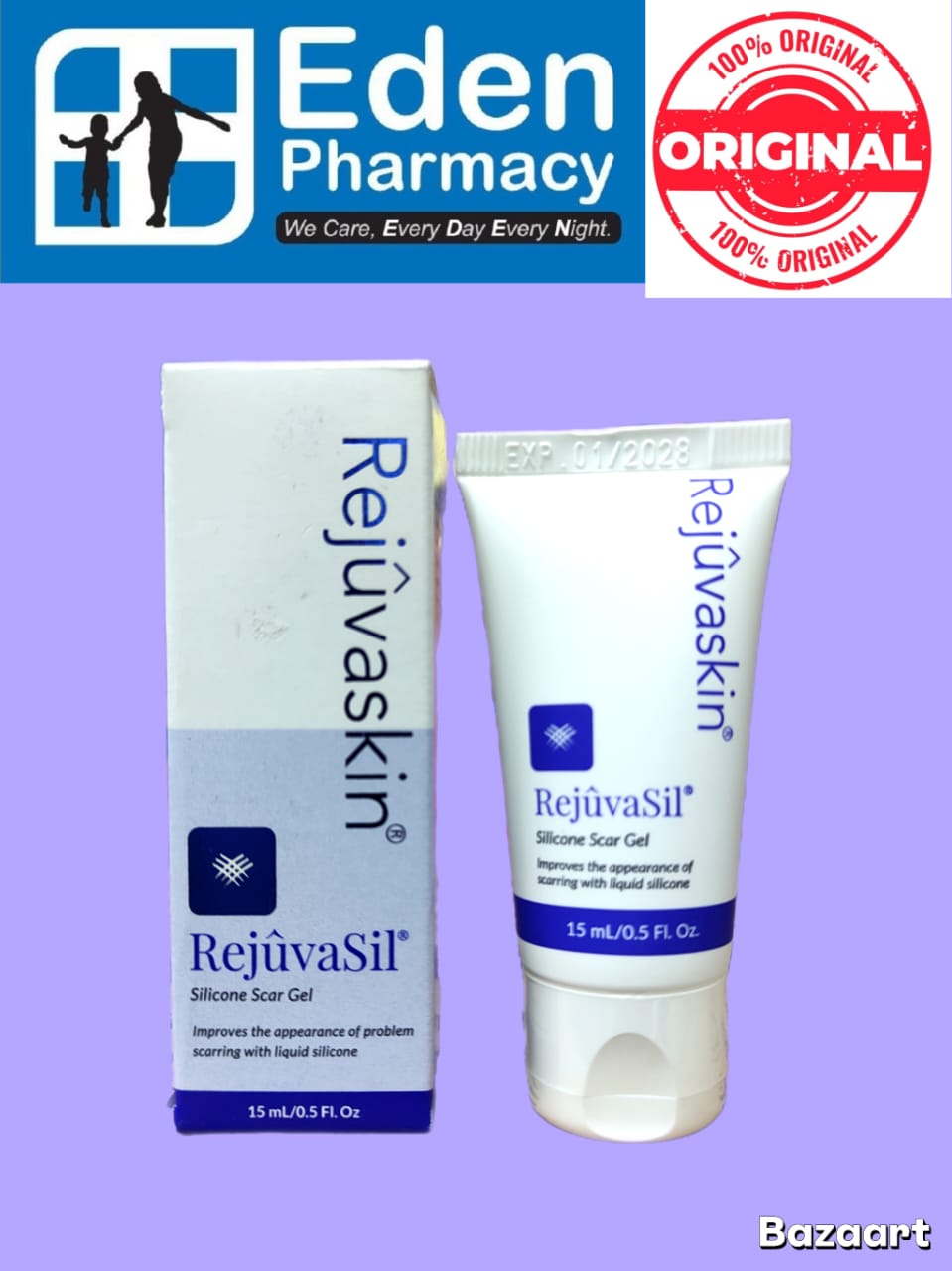 WhatsApp Image 2026-08-31 at 3.57.05 PM REJUVASKIN REJUVASIL SILICONE SCAR GEL ( 15 mL ) - Image 1