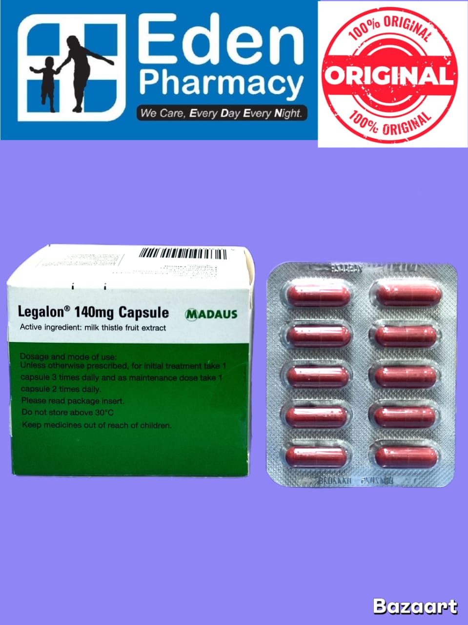 WhatsApp Image 2026-09-22 at 3.03.11 PM Madaus Legalon Milk Thistle Extract 140mg liver tonic ( 1 Strips x 10's ) / ( 1 Box x 100's ) - Image 1
