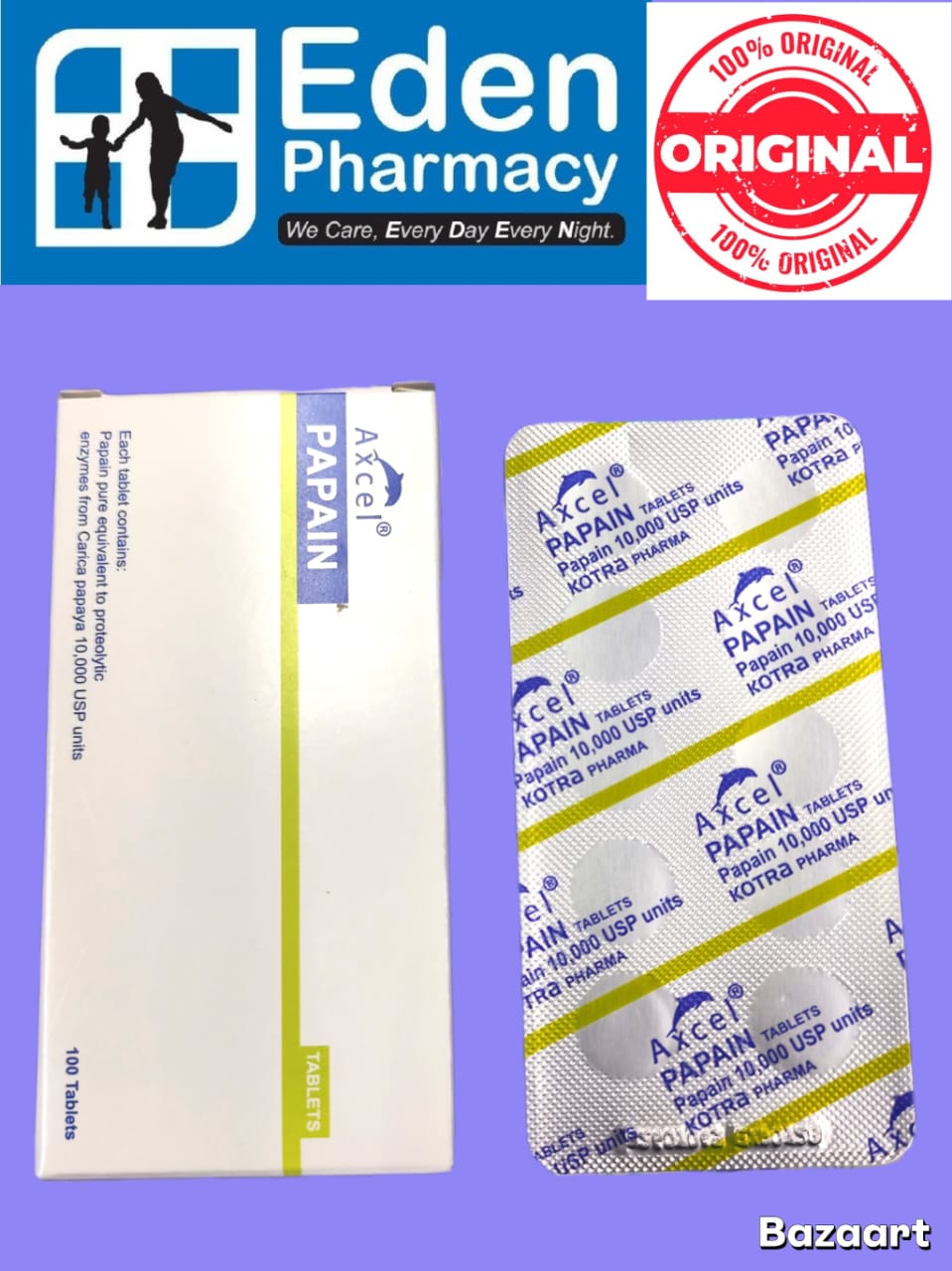 WhatsApp Image 2026-09-29 at 11.58.43 AM AXCEL PAPAIN PAPAYA ENZYME PAPASE - Image 1